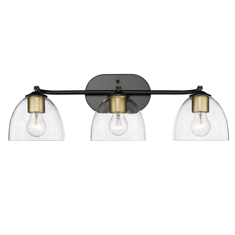 Plafonnier semi-encastré 3 lumières Sunnyvale, Bronze champagne brossé