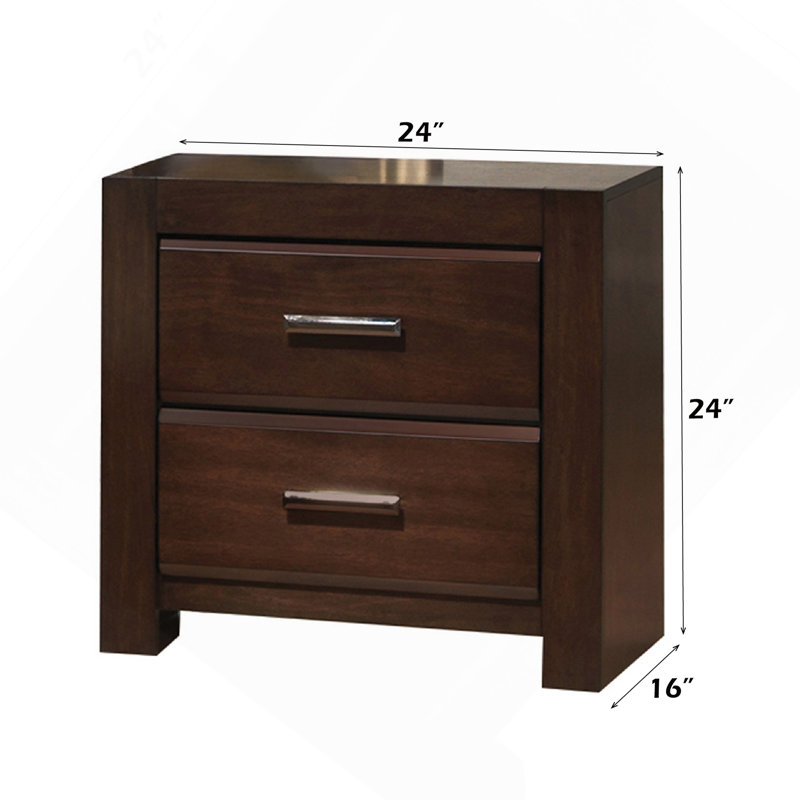 Table de chevet Oberreit, Noyer