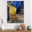 Cafe Terrace At Night by Vincent Van Gogh - Wrapped Canvas Print-2030189729