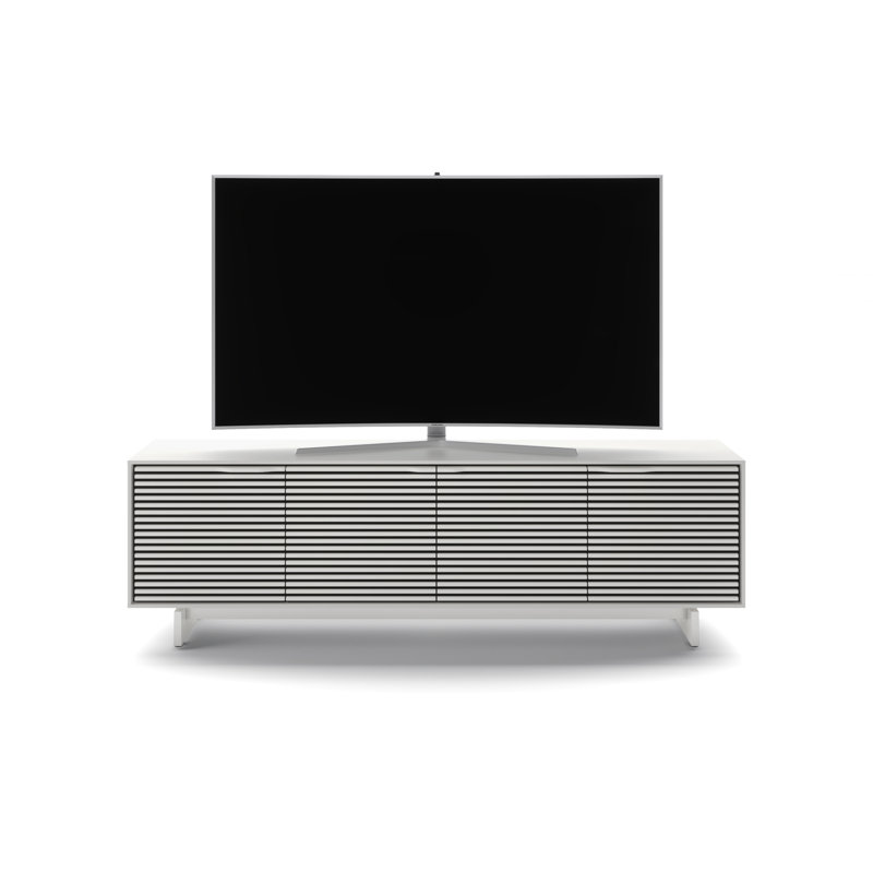 Align Media Console, 25"H x 81"W x 18"D, Satin White