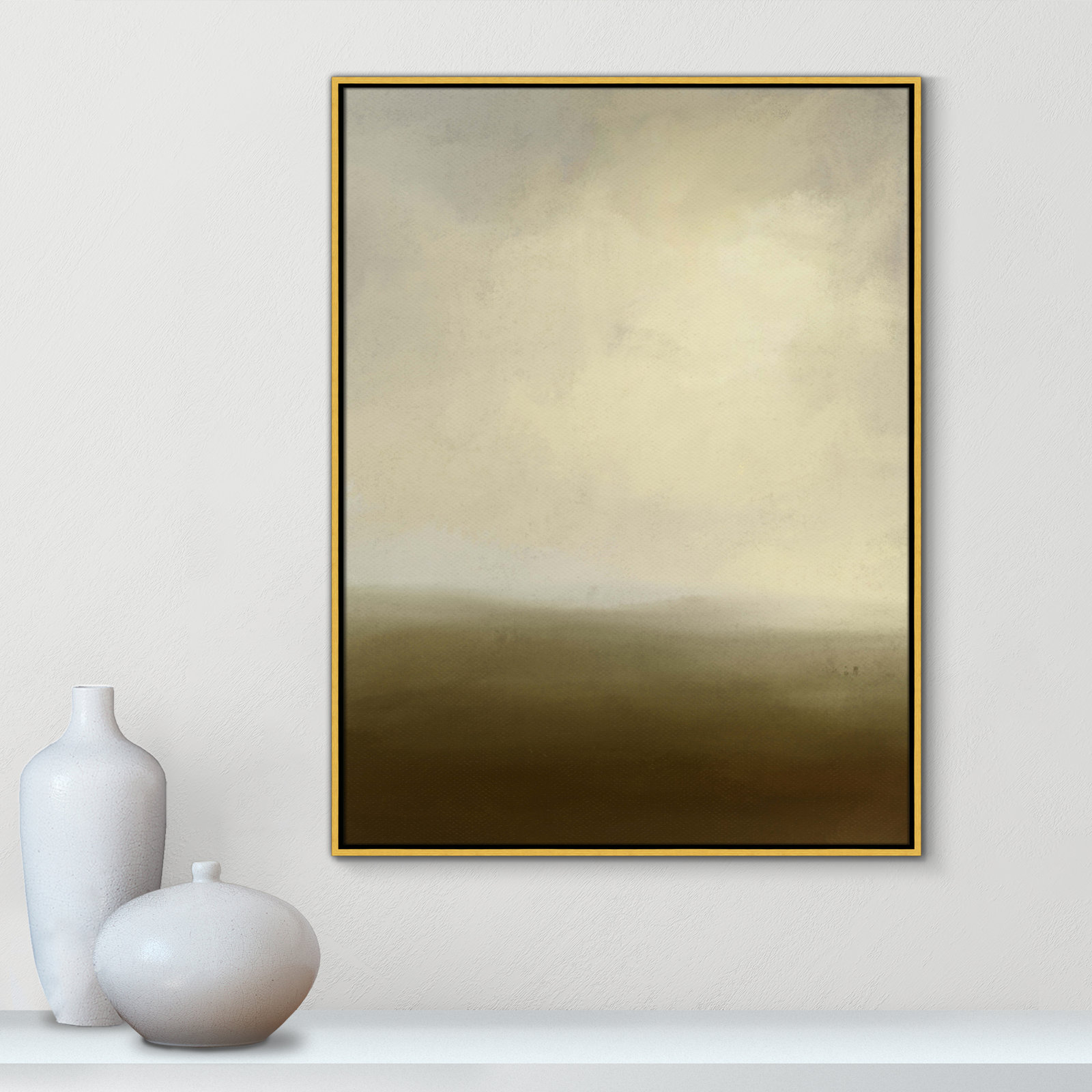 Macy "The Moors" Print, 31.5" W x 41.5" H, Gold