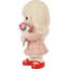 Figurine Precious Moments tenant une rose rouge 4,76 pouces