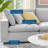 Commix 80" Velvet Square Arm Sofa-121624216