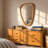 Solid Wood Asymmetrical Accent Mirror-1112668568-1112668575
