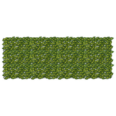 Vidaxl Balcony Screen With Leaves Garden Sunshade Dark Green/Green Multi Sizes