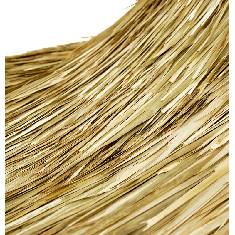 Natural Mexican Palm Thatch Runner Roll for Tropical Decor