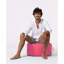 Pouf de jardin moderne avec fermeture à glissière cachée, couleur rose unie, 21,7 po de diamètre x 11,8 po de hauteur | Housse 100% polyester imperméable | Rembourrage 100% original en styromousse, capacité de poids maximale de 440 lb | Siège élégant et fonctionnel-755766938