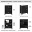 Meuble-lavabo moderne autoportant 24 po avec lavabo en céramique et rangement intelligent-1732740640