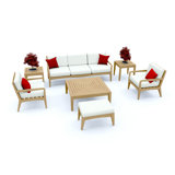 Noida Outdoor 7 - Piece Conversation Set