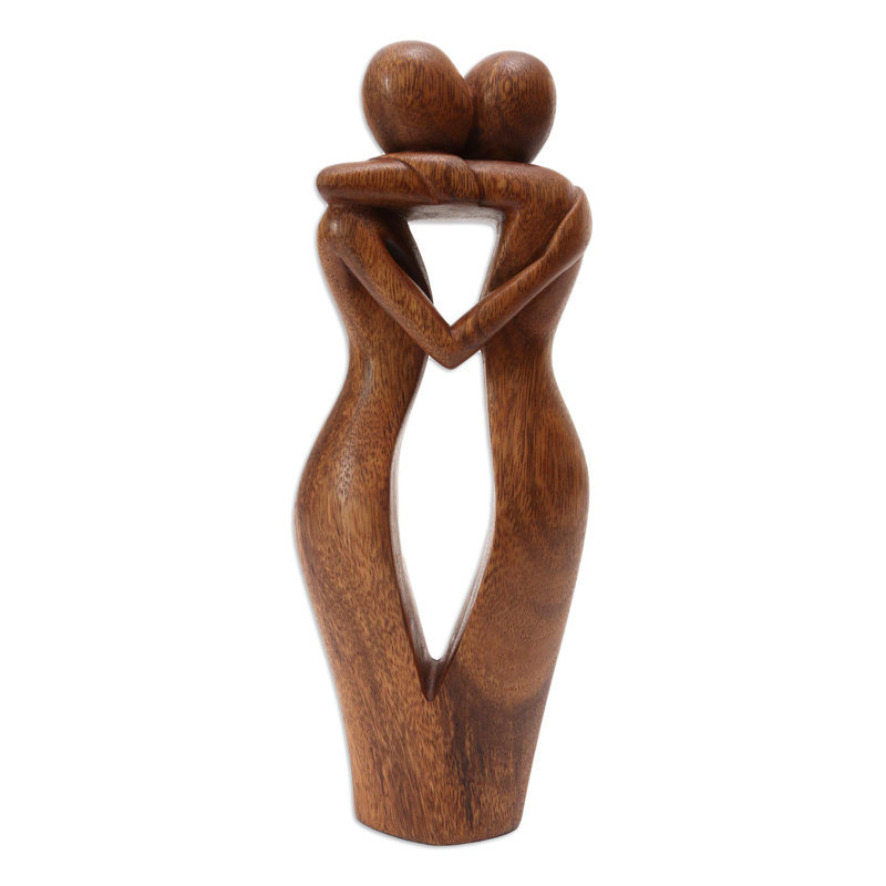 Statuette en bois Orren Magic Moment