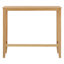 Ensemble repas à hauteur de bar pour petits espaces de cuisine, structure en bois massif, table rectangulaire de 48 pouces avec 2 tabourets, coussins beige chaud