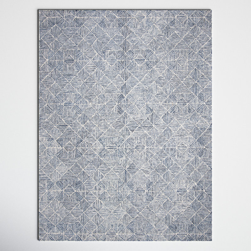 Geometric Hand Woven Area Rug, Rectangle 274 x 366cm