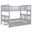 Bunk Bed With Trundle And Ladder-711679618
