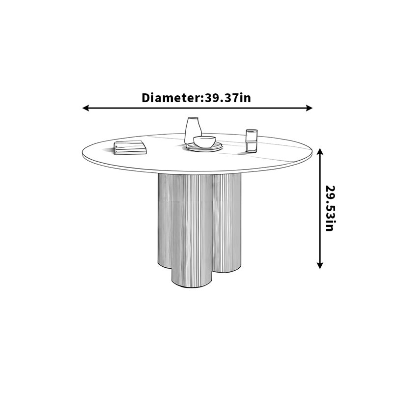 Fonsecca, H 29,53 po x L 39,37 po x l 39,37 po