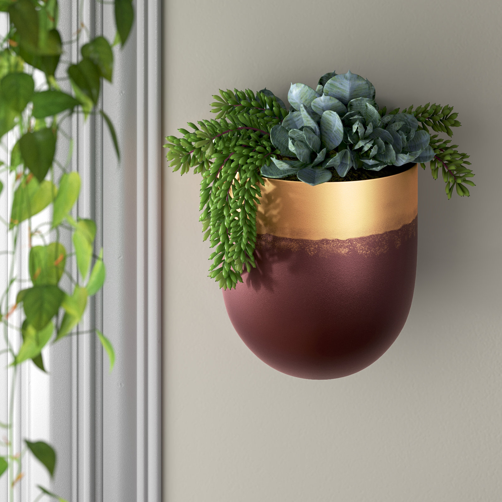 Metal Wall Planter