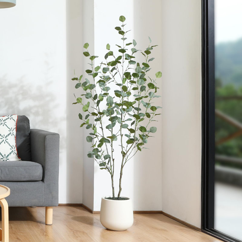 Saffina Faux Tree Plant, 150cm H x 24cm W x 24cm D