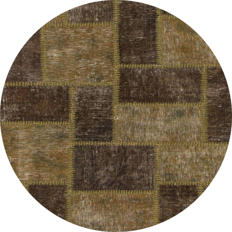 Abstract Indoor Rug, Round 4'