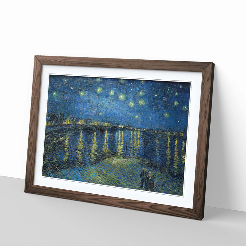 Vincent Van Gogh - Single Picture Frame Painting, Walnut