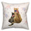  Polyester / Mélange de polyester Housse de coussin rectangulaire pour l'intérieur-628714409