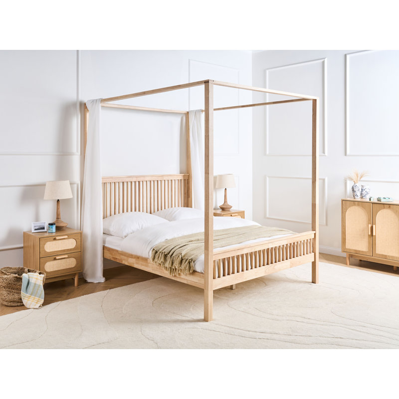 Solid Wood Bed, Kingsize (160 x 200 cm)
