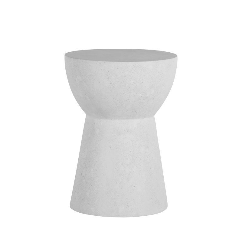 Cast Stone Ibis End Table, Natural