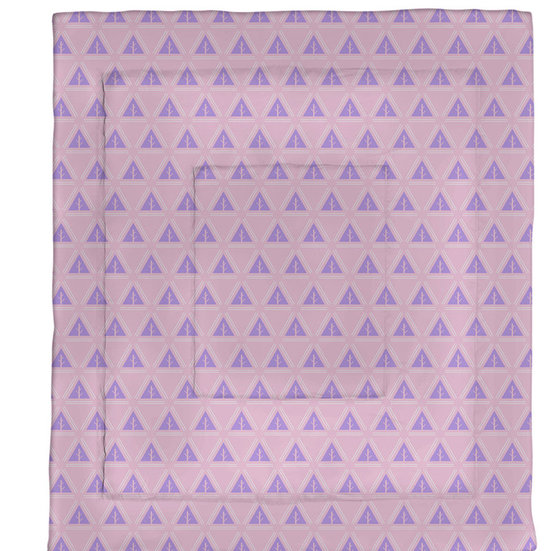 Édredon réversible en microfibre Theo Nath, Édredon grand, Rose / Mauve