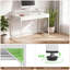 Computer Desk with Power Outlets, Compact Office Desk with Removable Monitor Shelf Rustic Brown-131263712