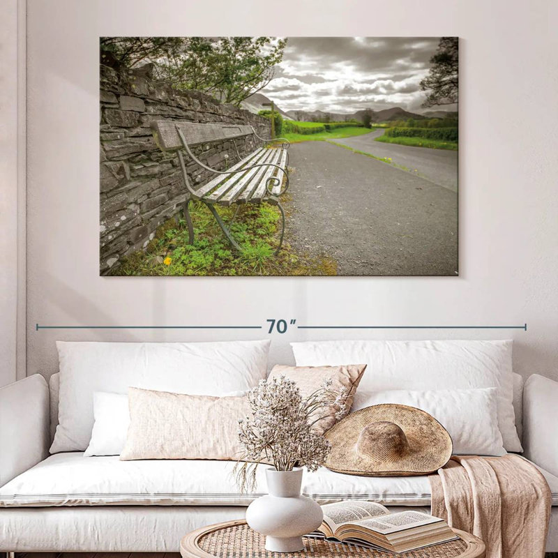 Mehar Lake District, 34" H x 51" W