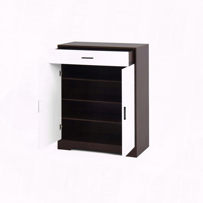 Versatile Wooden Shoe Cabinet with Multiple Storage Options and Stylish Design, Perfect for Organized and Elegant Entryways.