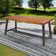 Table basse d'extérieur en rotin