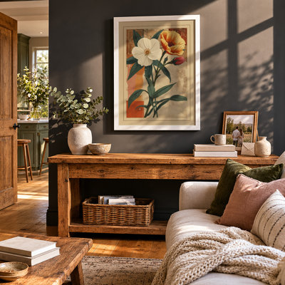 Carnation Study in Bloom Botanical - Framed Print