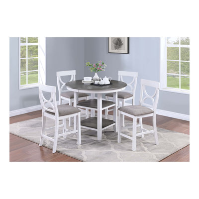 5-pcs Counter Height Dining Set