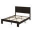 Base de lit, base de lit plateforme en bois, grand rangement sous le lit-671379887