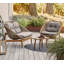 Strington Teak Patio Chair with Cushions