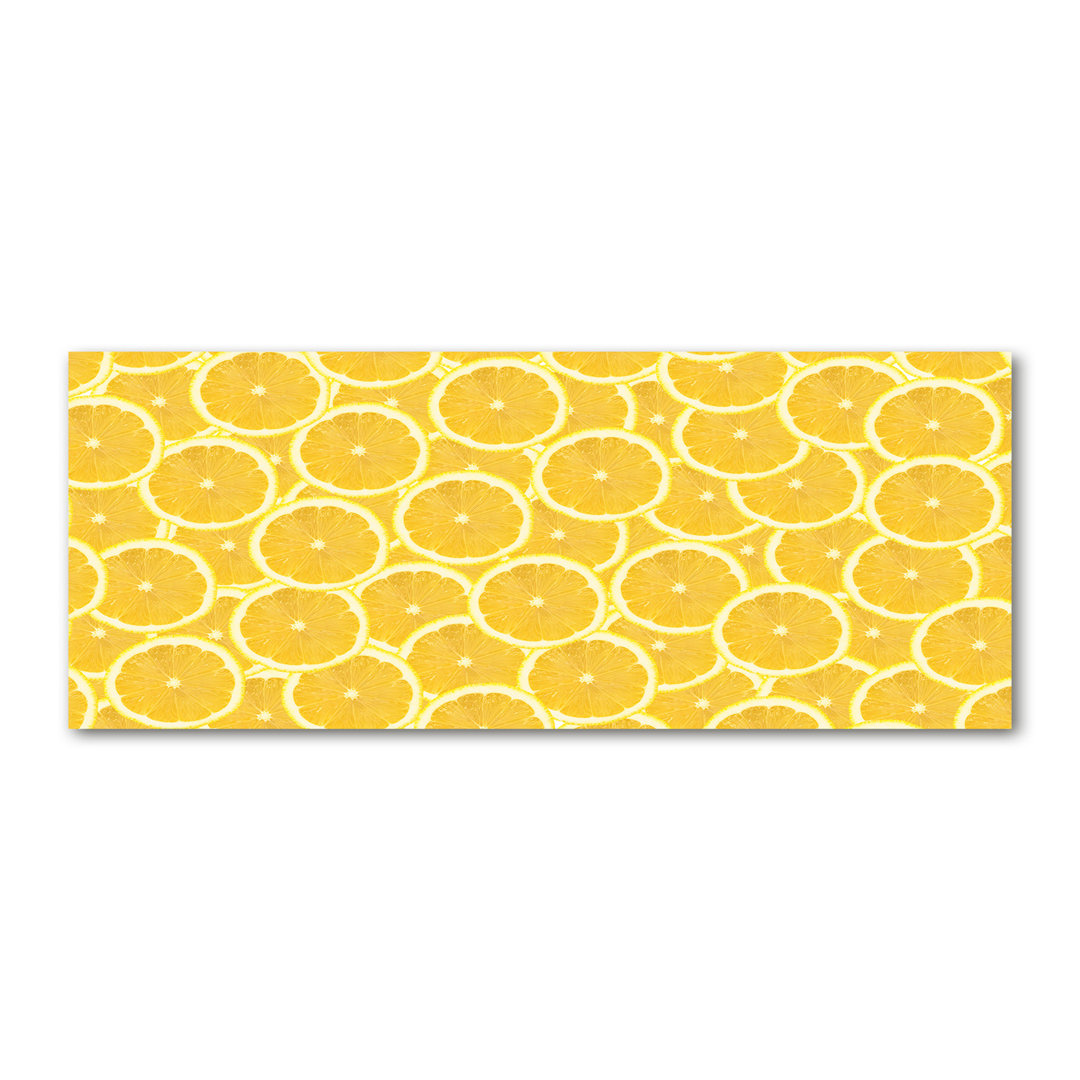 Lemon Canvas Slices - Ungerahmte Grafik auf Leinwand