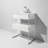 Lucite 24" Single Bathroom Vanity Set-230281701