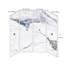 Ensemble de panneaux muraux de douche étanches en SPC de 96 po – Ensemble de 4 pièces pour salle de bain sans joint (36 po x 60 po x 96 po) – Épaisseur 4 mm-136887950