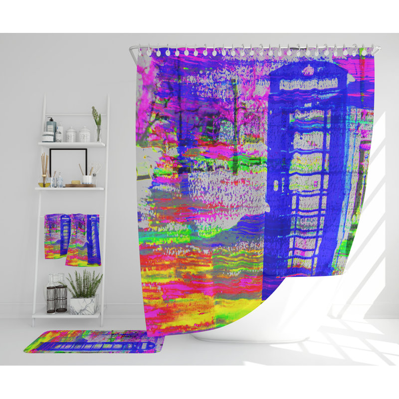 Nayelie Polyester Shower Curtain Set