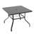 Outdoor Dining Set With Swivel Patio Chairs and Red Cushions for Backyard, Lawn, Deck, Porch, All Weather Resistant, Black-394482309