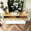 Console antique avec tiroirs
