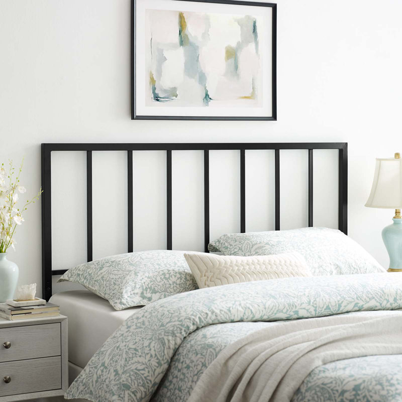Tatum Metal Headboard, Gold, Full