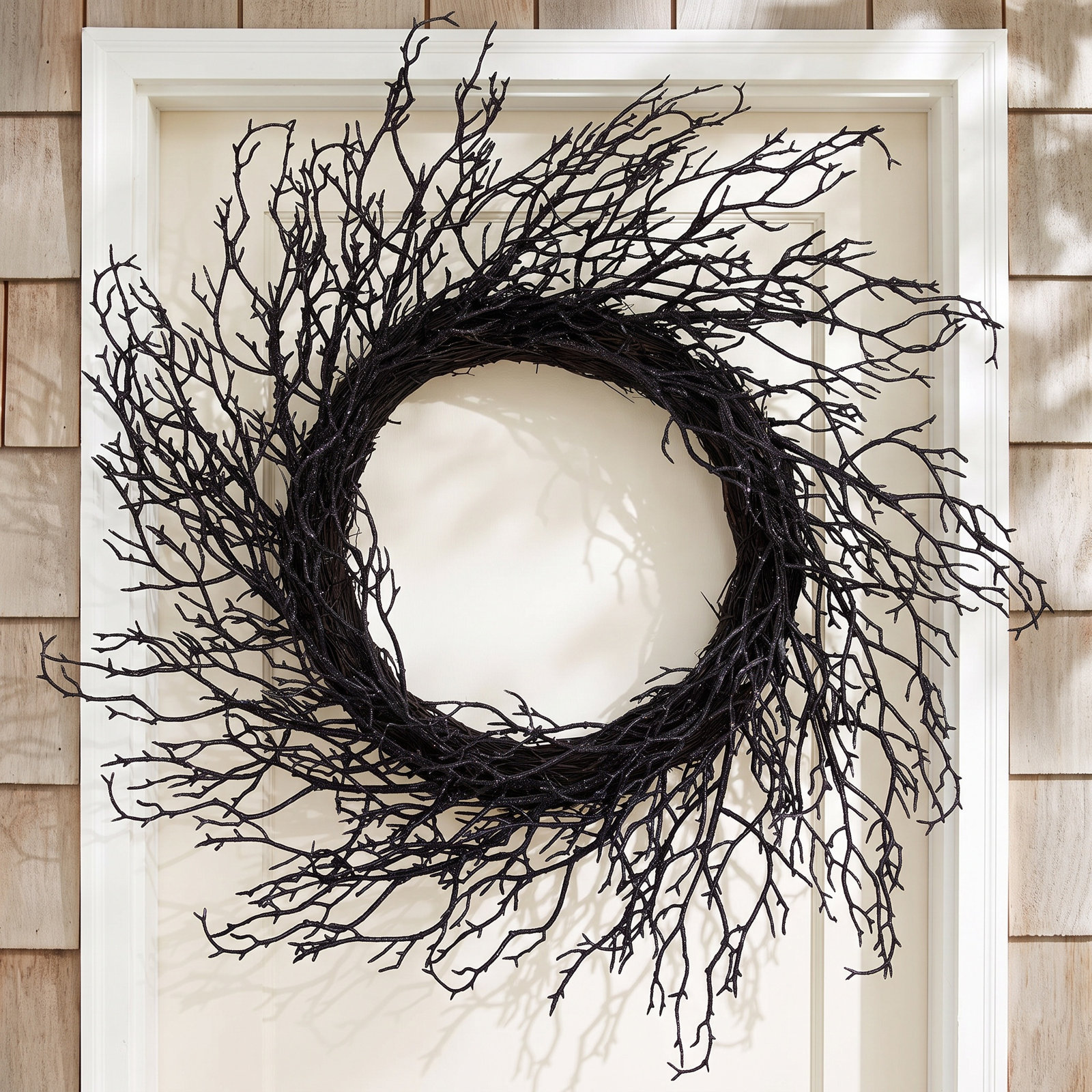 24" Twig Halloween Wreath