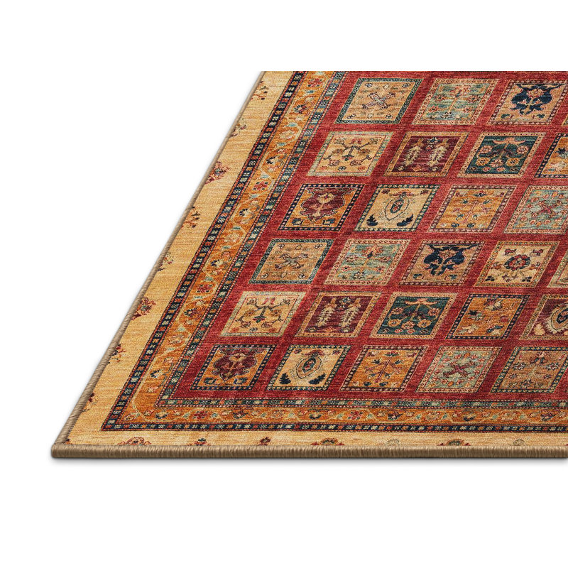 Tapis abstrait 4194, Rectangle 4 pi x 6 pi