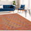 Tapis unique en laine noué à la main 6 pi 7 po x 8 pi 11 po nouvel âge Jhoti