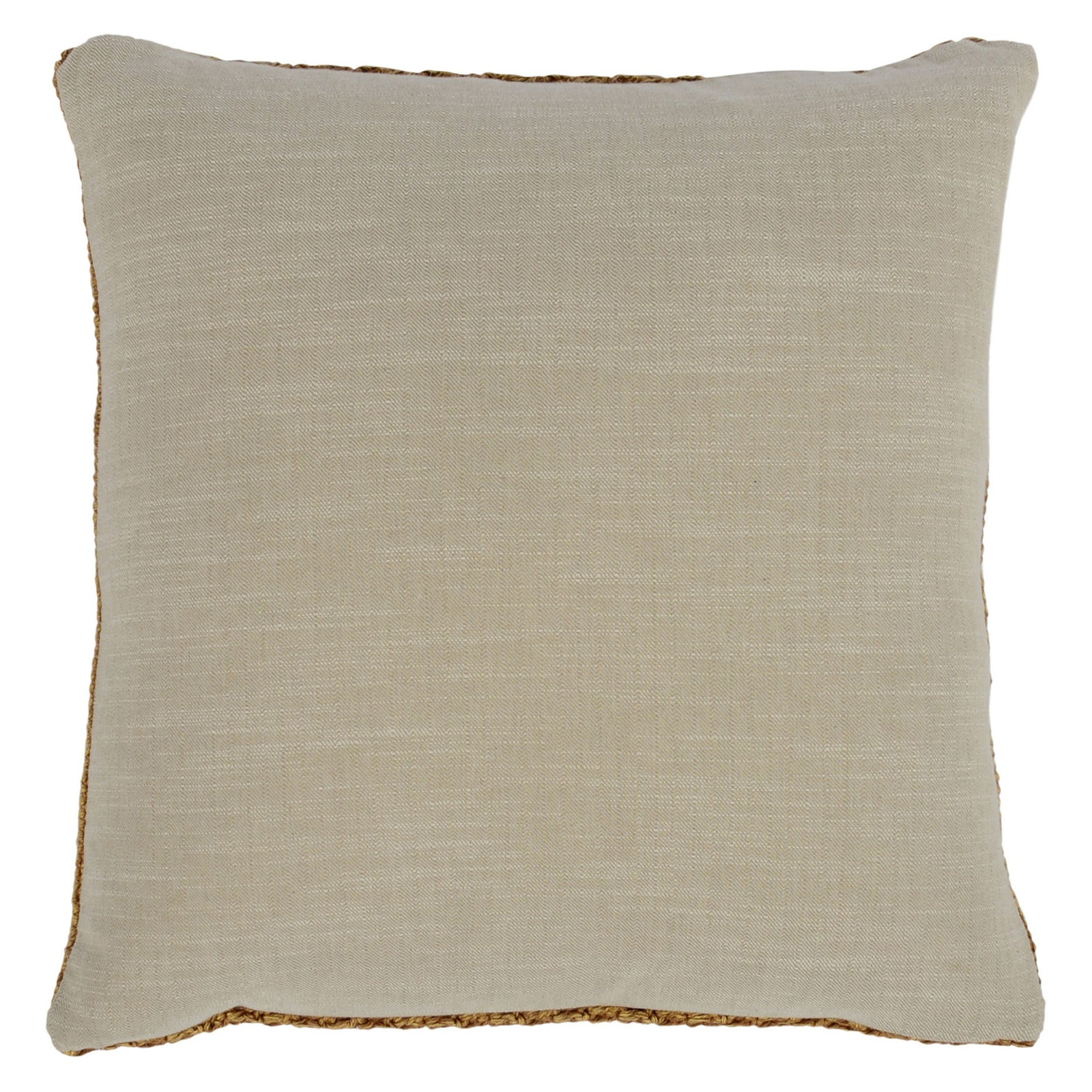 Rowan 22" x 22" Cotton Throw Pillow, Brown