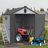 6*8Ft Resin Plastic Storage Shed For Backyard Garden Big Spire Tool Storage