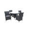 Strunk 4 - Person Patio Dining Set with Round Table , Cushions Included-1844331952-1844331959