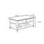 Table basse exquise de style américain-2038548926