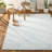 TOMMY BAHAMA Lanai Palm Leaves Indoor Outdoor Area Rug Blue/Ivory-97556692