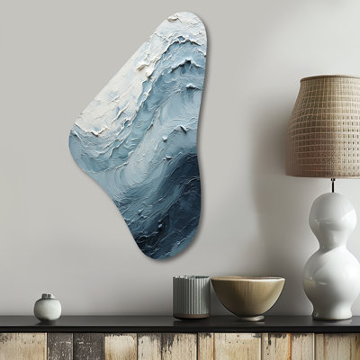 Pugliese - Coastal Boomerang Shape Asymmetric Metal Wall Art